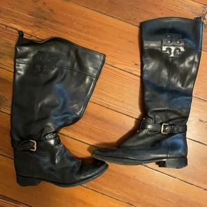 Black Tory Burch boots 9.5
